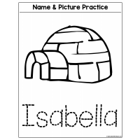 preschool tracing name worksheet