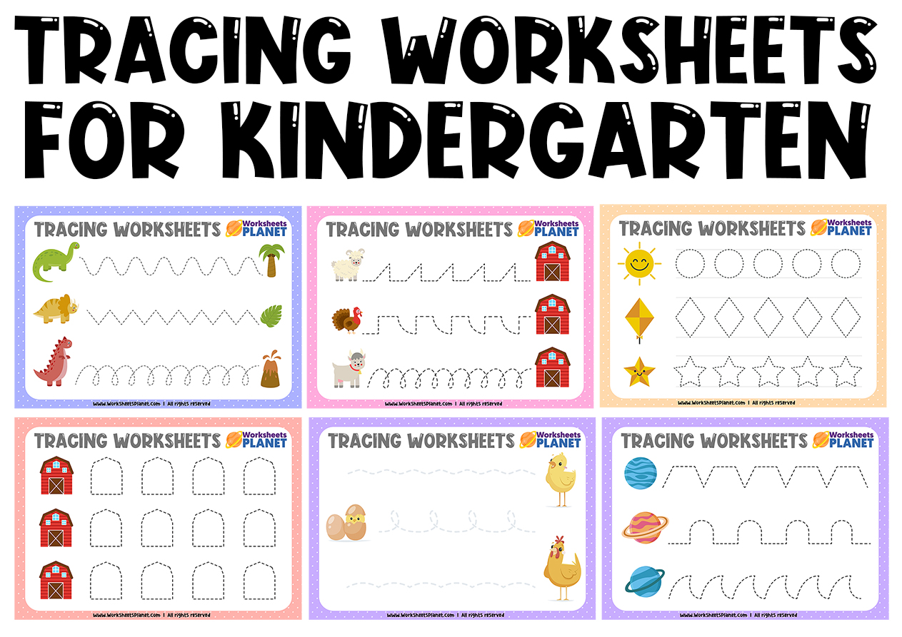 preschool tracing worksheet pdf