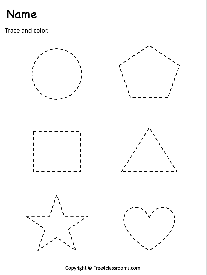 preschool tracing