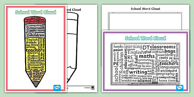 Kindergarten Word Cloud Concept Preschool Education Stock ...
