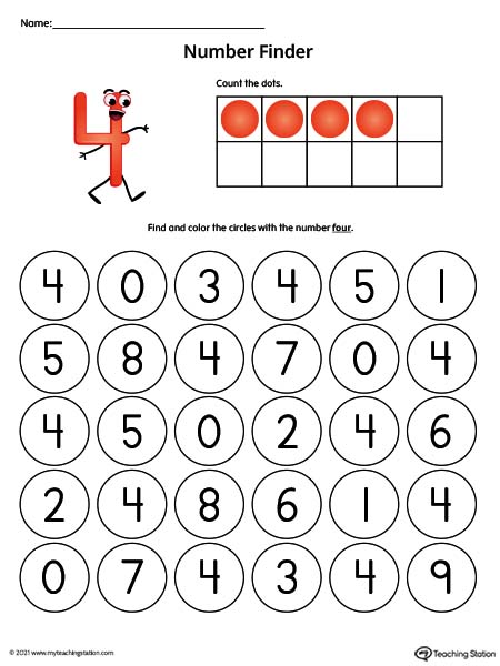 preschool worksheet 4