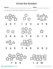 preschool worksheet age 4 free printable