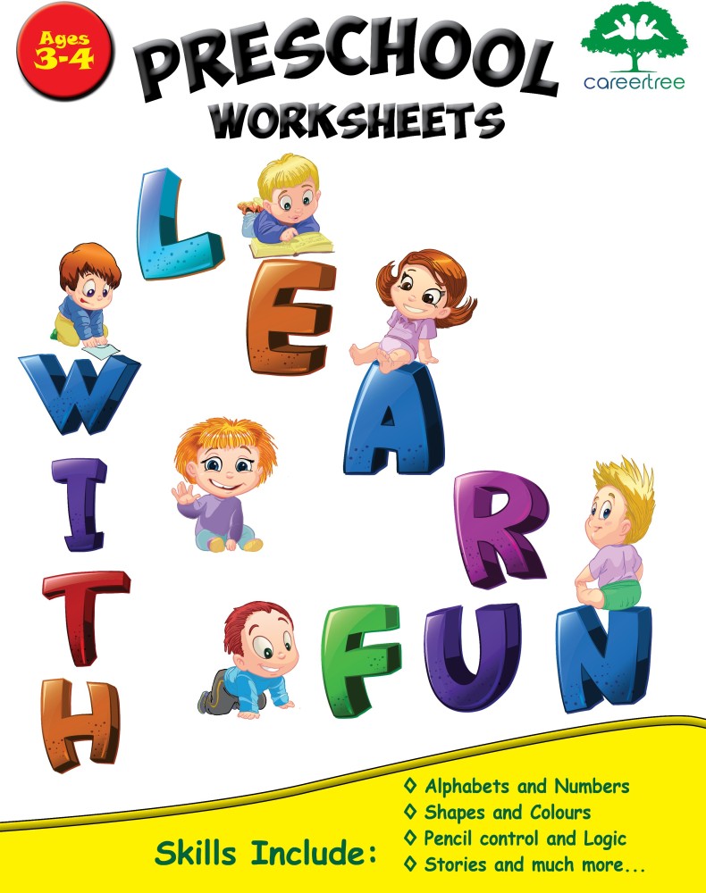 Preschool Worksheet Age 3-4 Years: Buy Preschool Worksheet Age 3-4 ...