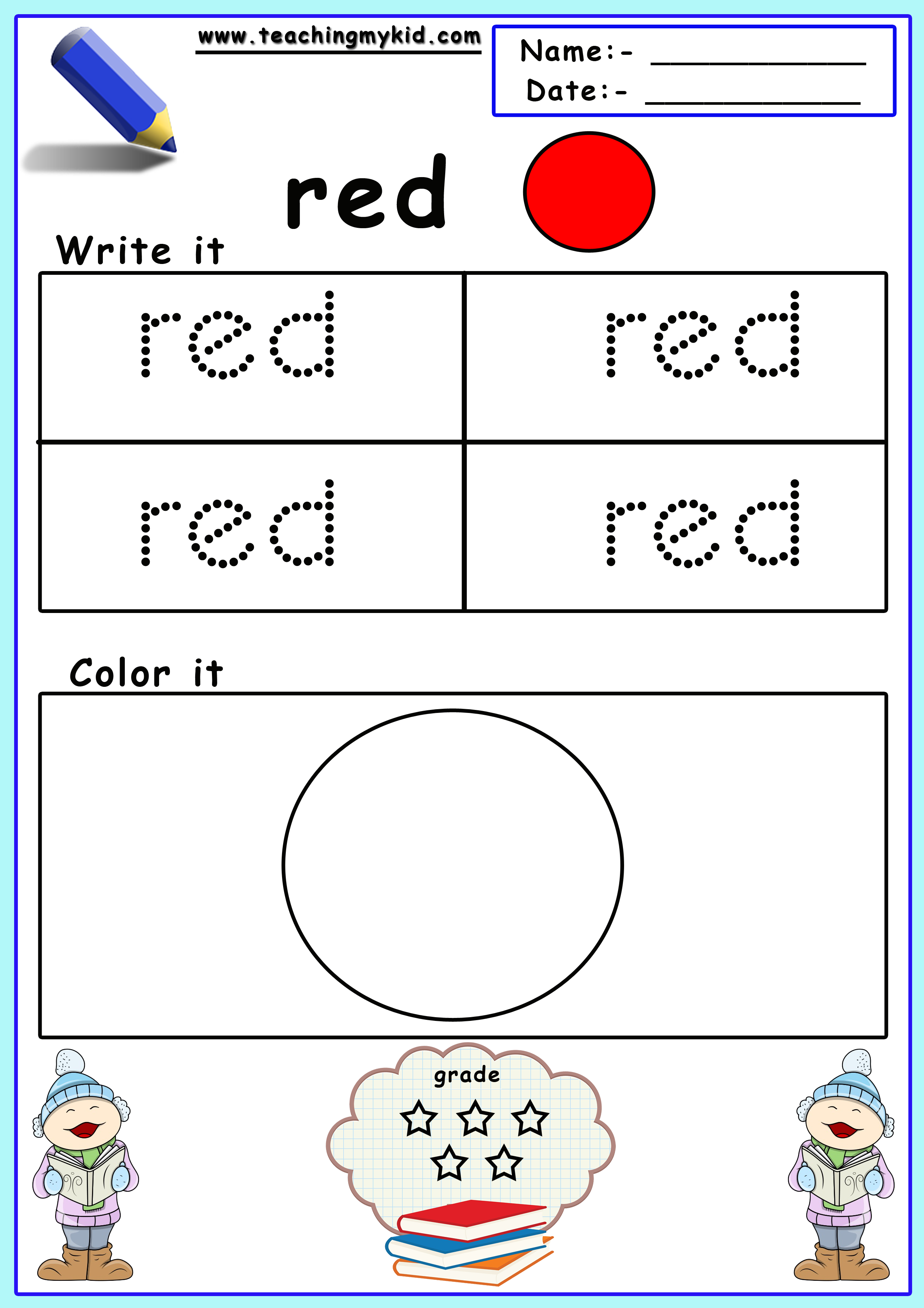 Free Preschool &  Kindergarten Reading Comprehension Worksheets ...