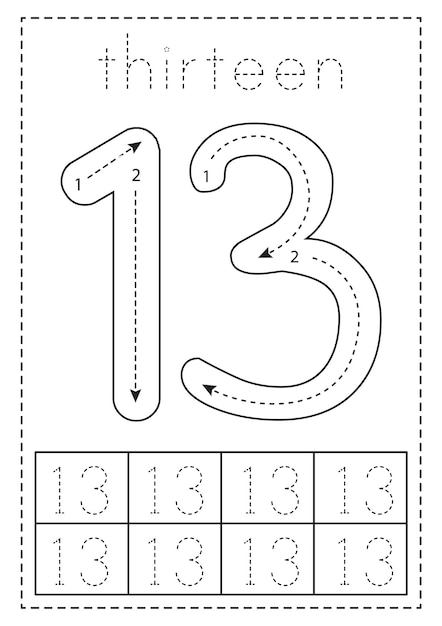preschool worksheet numbers