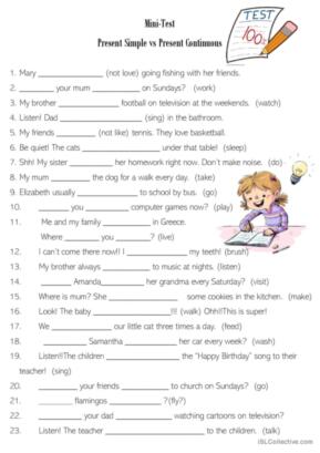 95 Present perfect continuous (progressive) tense English ES…