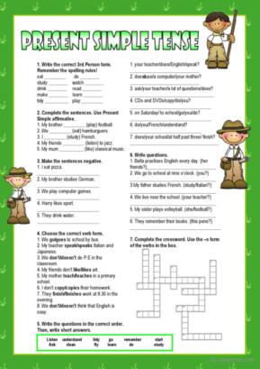 7,652 Present simple English ESL worksheets pdf &  doc