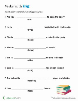 Present Tense for Kids | Worksheet 