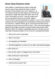 president obama worksheet