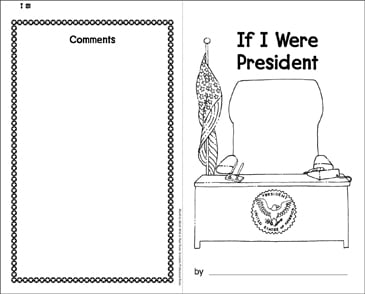 Presidents Day sentence re-write worksheet Template | PosterMyWall