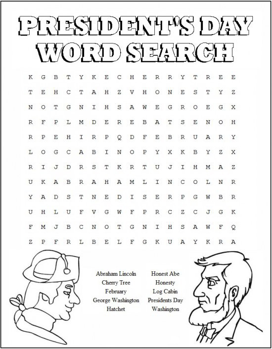 presidents day worksheet elementary