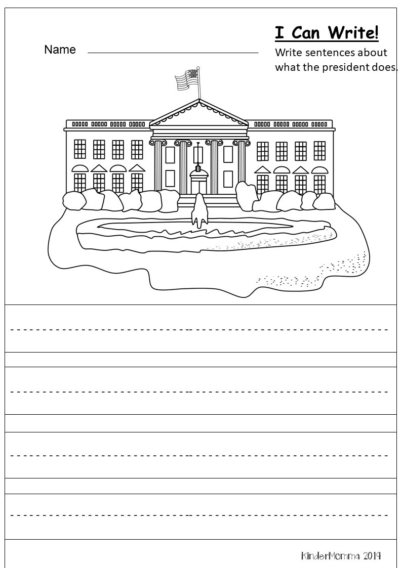 presidents day worksheet elementary