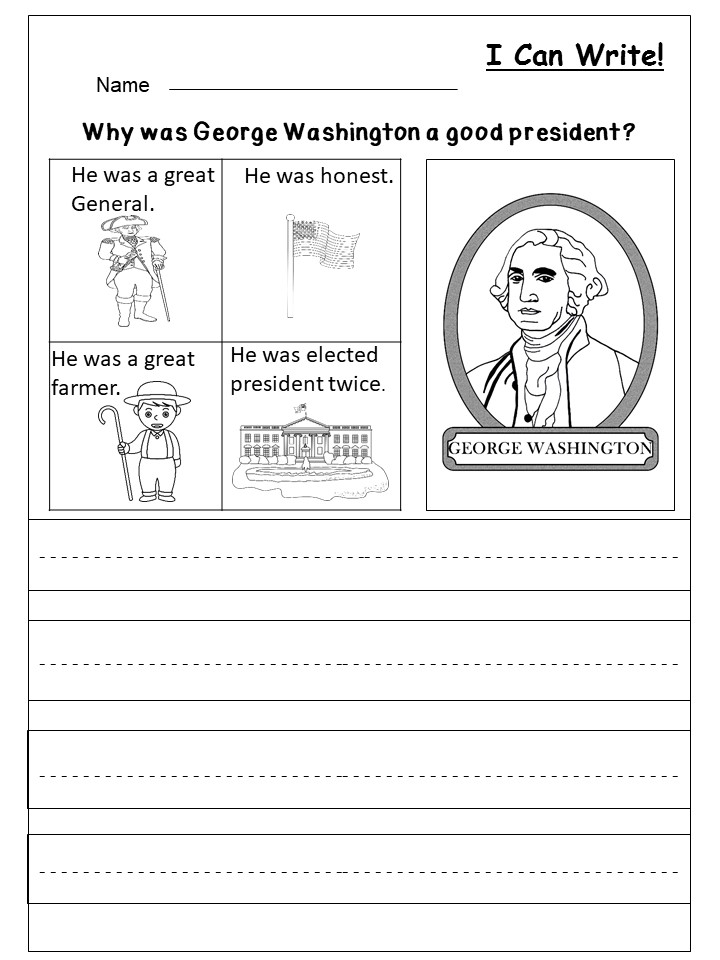 presidents day worksheet elementary