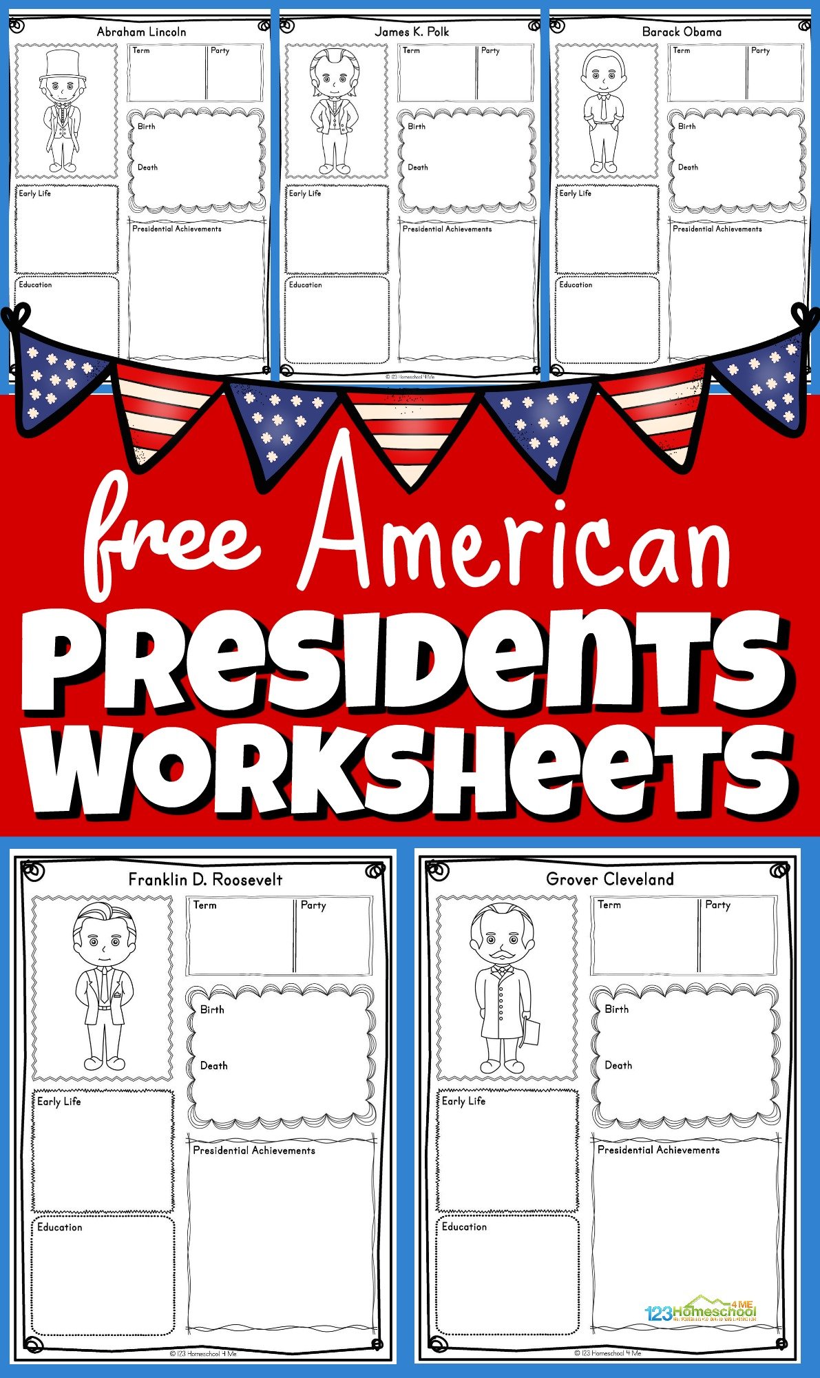 ? FREE Printable US President Worksheets