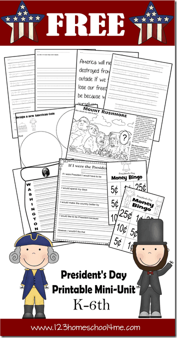 presidents worksheet free