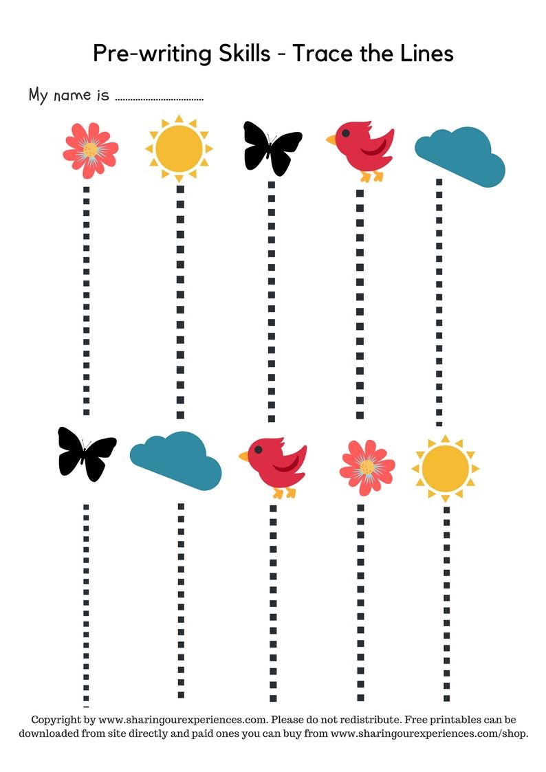 Pre Writing Worksheets Printables Beginners Level Cover Page ...