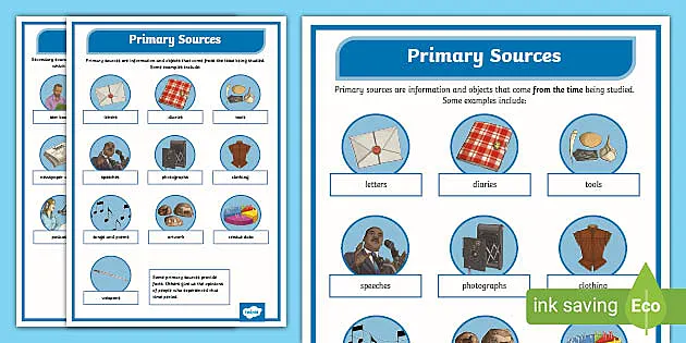 Primary and Secondary Sources Activity | Twinkl - Twinkl