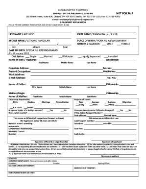 print application form of passport