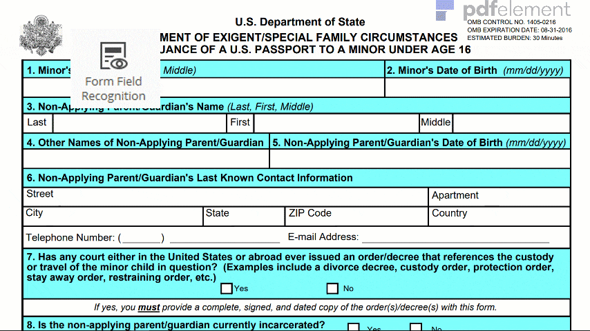 Free Tips to Use The Passport Application Form PDF | WPS Office Blog