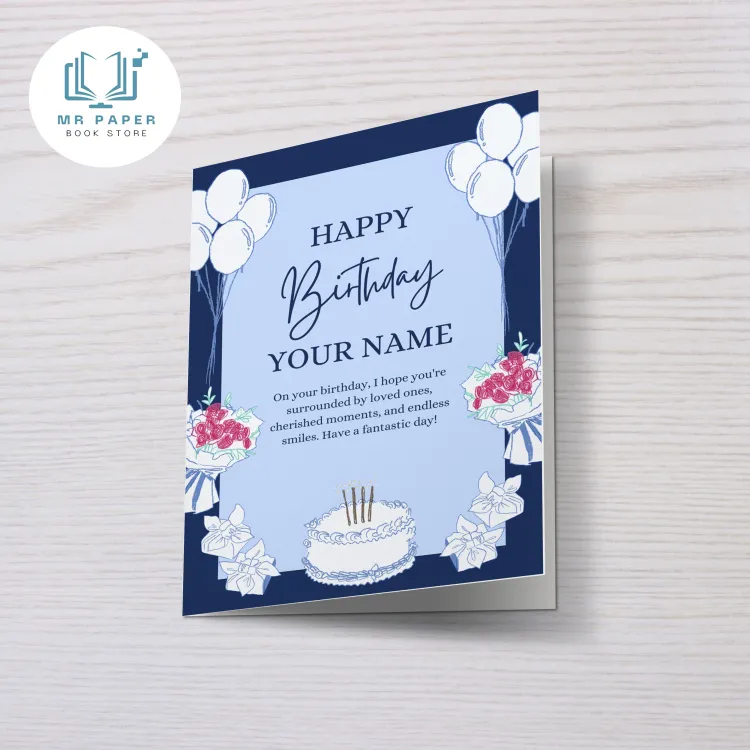 print birthday card with name