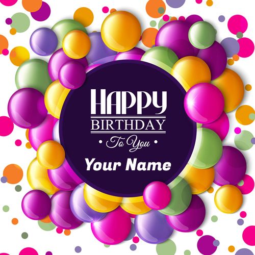print birthday card with name