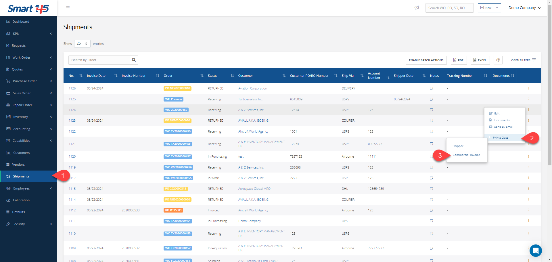 How and Where Can I Print a Commercial Invoice in Smart145? | Smart145