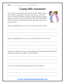 print coping skills worksheet