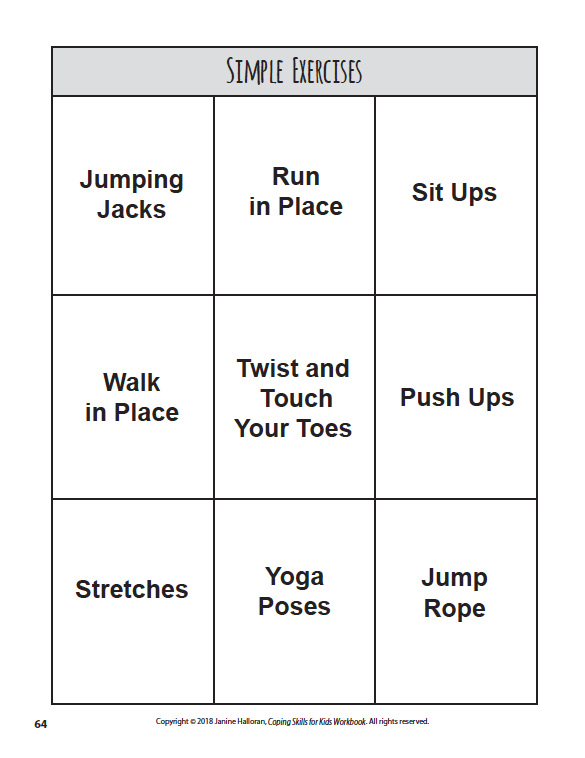 print coping skills worksheet