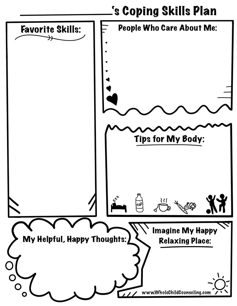 Free print coping skills worksheet, Download Free print coping skills ...