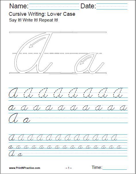 print cursive alphabet worksheet