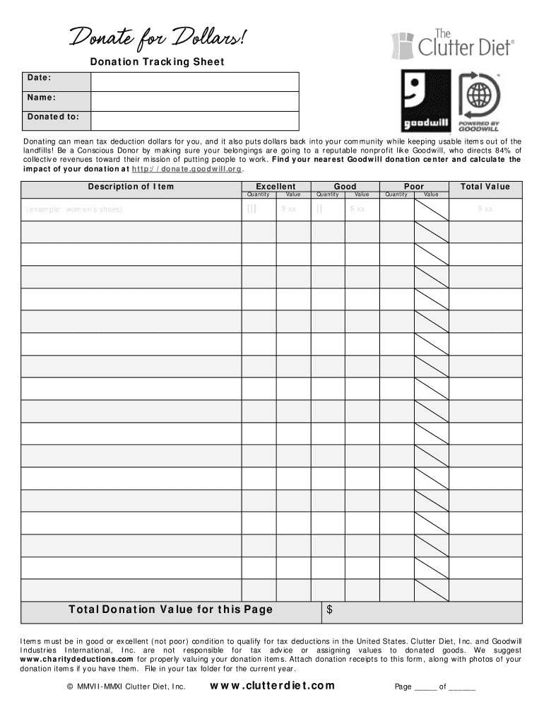 Donation Form Pdf - Fill Online, Printable, Fillable, Blank ...