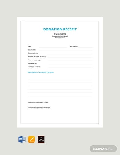 17+ Donation Receipt Letter Templates in Google Docs | Google ...