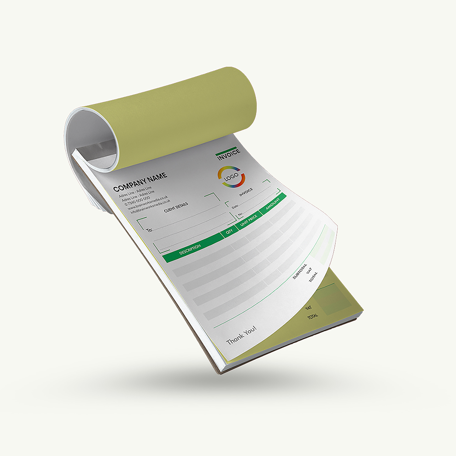 Receipt Books Printing in Nairobi Kenya, A5 Invoice Book, Delivery ...