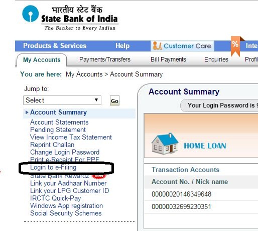 Coding Tech Life: e-Verification of income tax returns using onlinesbi