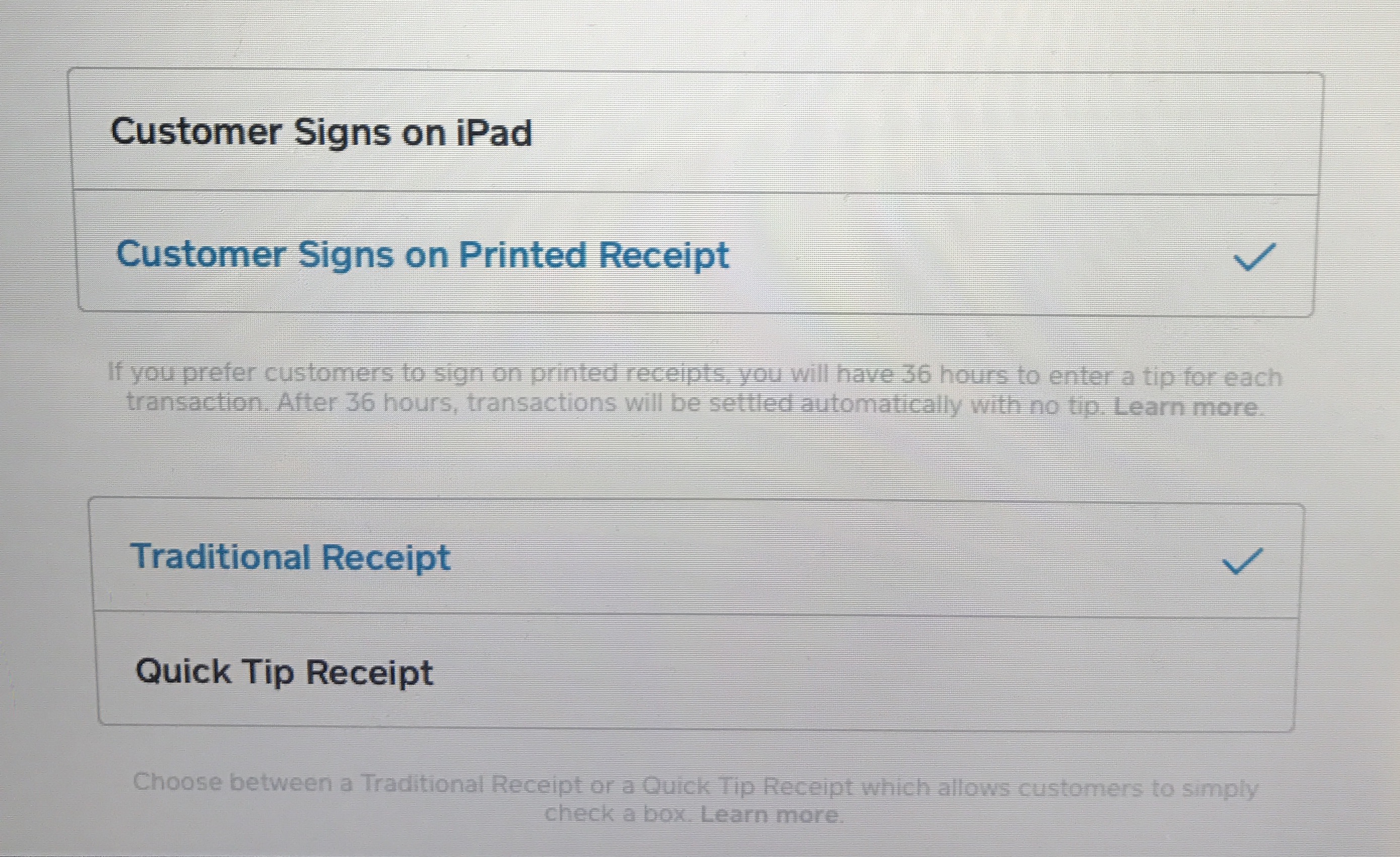 Print Receipt with Signature - The Seller Community