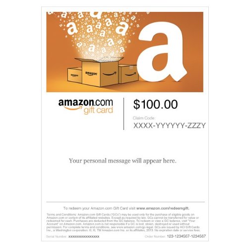 Amazon Gift Card - Print - Amazon Boxes (Cut Out)