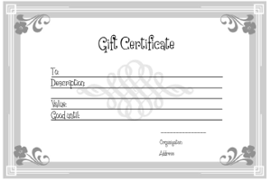 print gift vouchers online