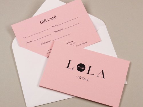 print gift vouchers