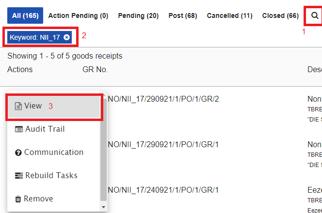 How can I download documents from my Goods Receipt? : TenderBoard ...