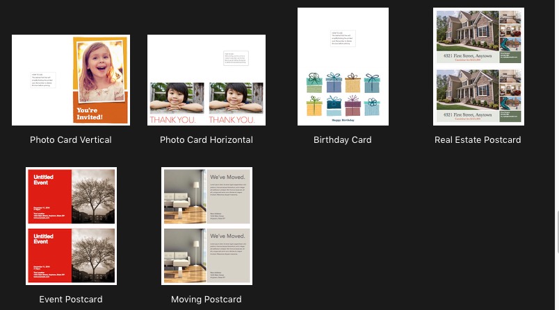 print greeting card on mac