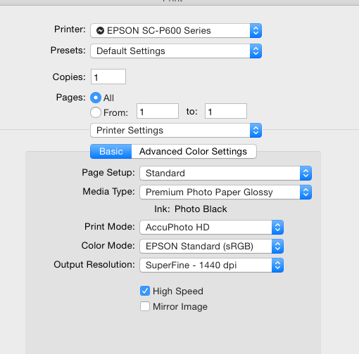 print greeting card on mac