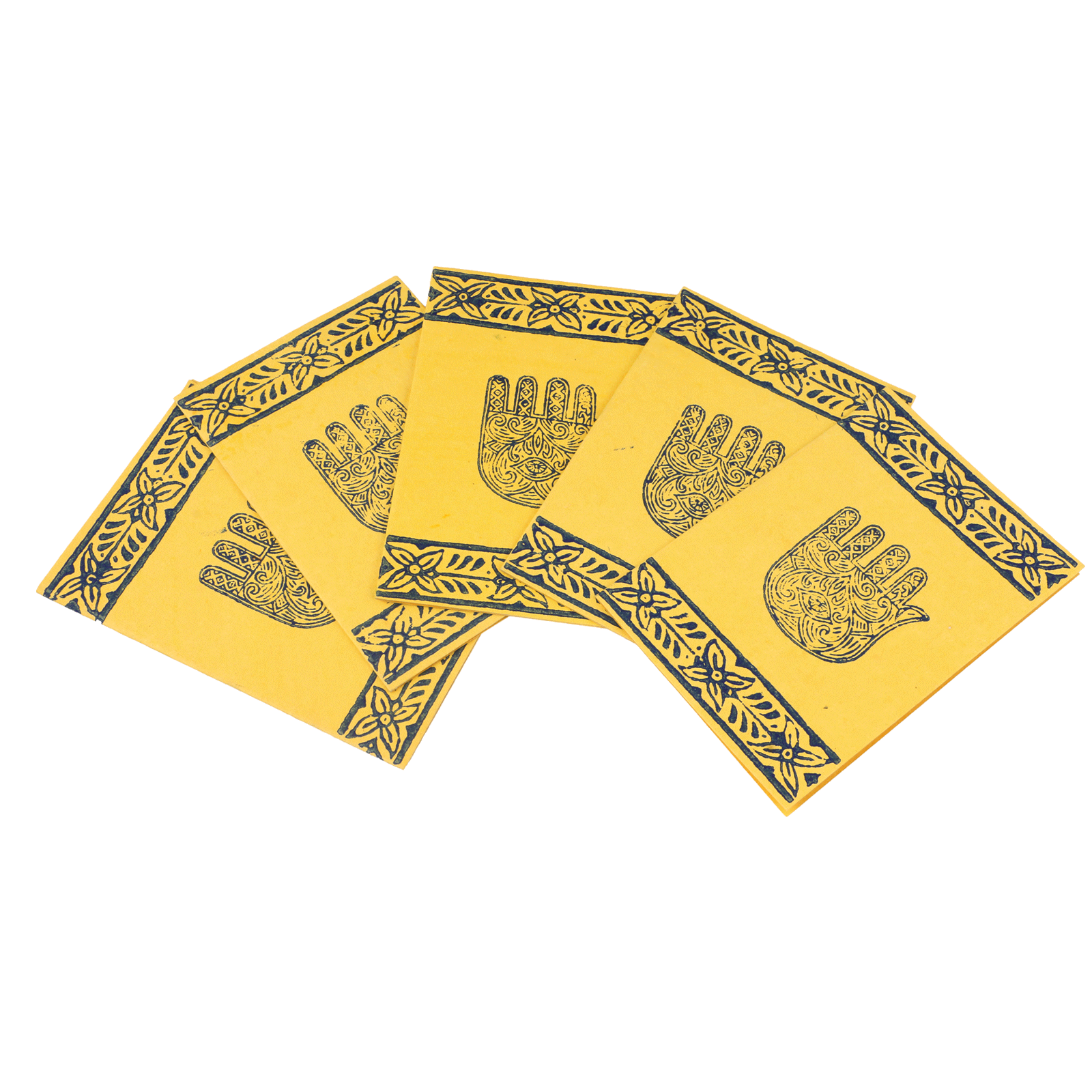 Hand Block Print Greeting Cards (Pack of 5) - Curated online shop ...