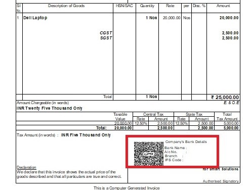 print invoice code