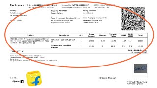 print invoice flipkart