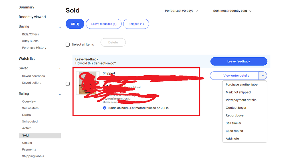print invoice for buyer ebay