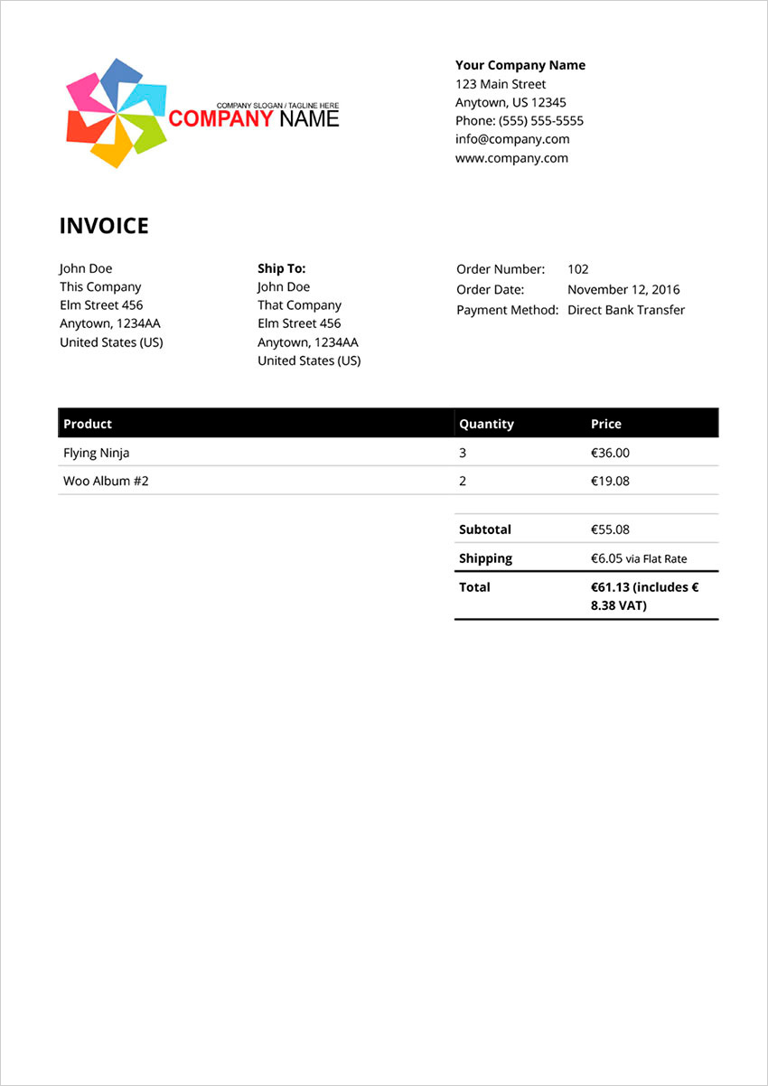 print invoice kust wudil
