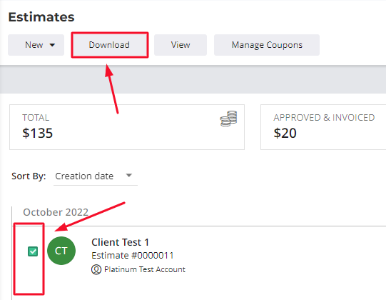 How to Download and Print Your Invoices and Estimates - vcita Help ...