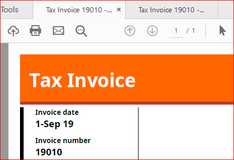 Print custom invoice without a white margin? - Manager Forum