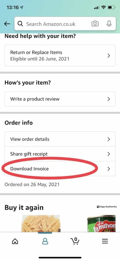 How to Print a Receipt from Amazon » App Authority