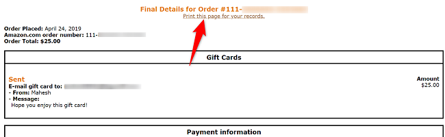 How to Get (and Print) a Receipt From Amazon